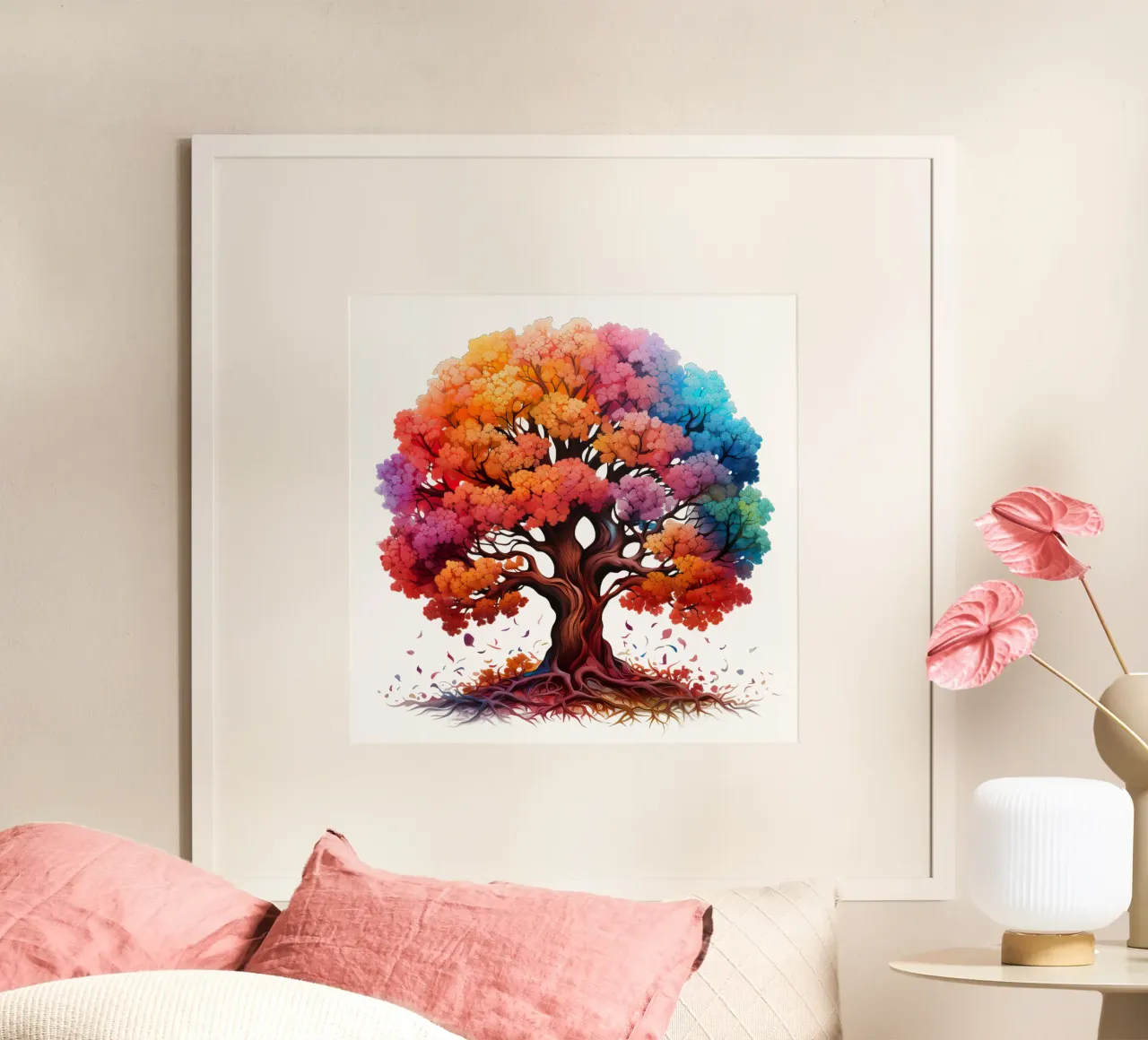 Albero della vita colorato carta hahnemühle da Spiritual Touch