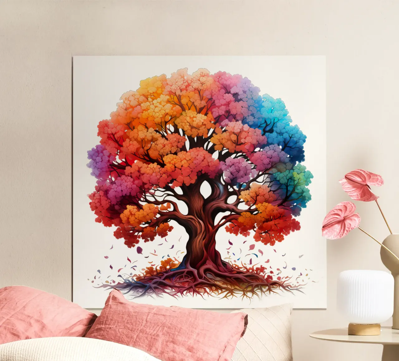 Albero della vita colorato carta hahnemühle da Spiritual Touch