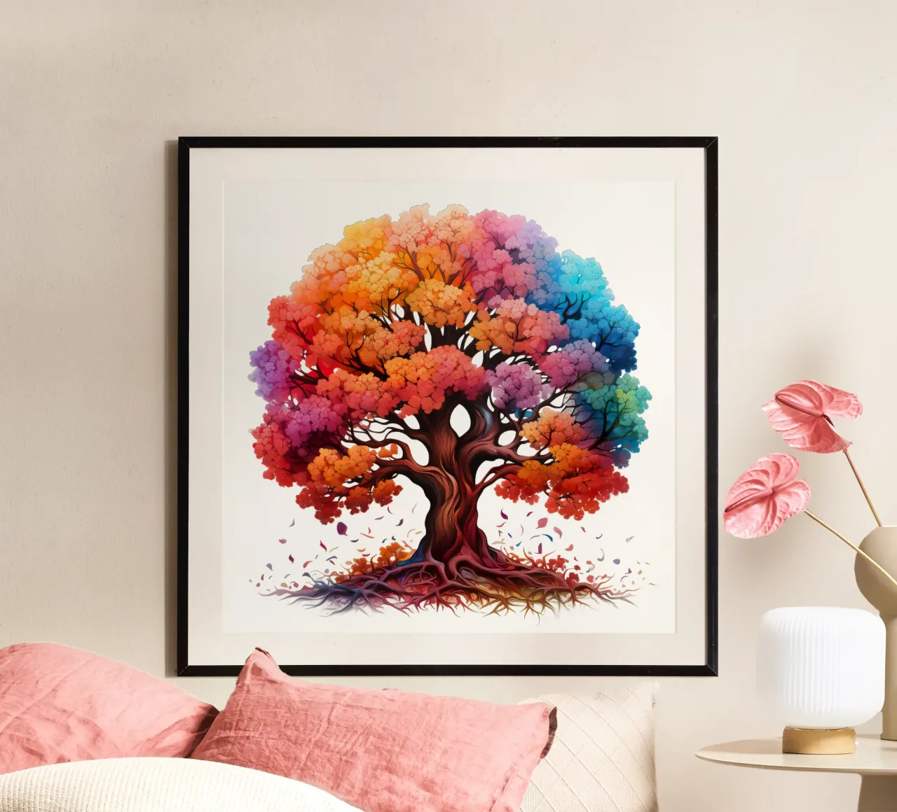 Albero della vita colorato carta hahnemühle da Spiritual Touch