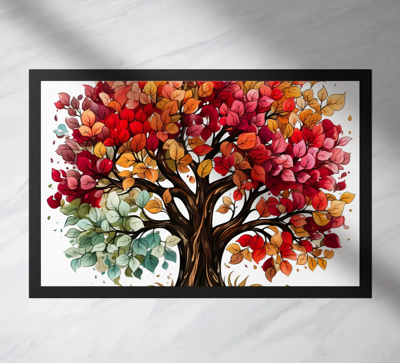 Albero della vita colorato zerbino da Spiritual Touch