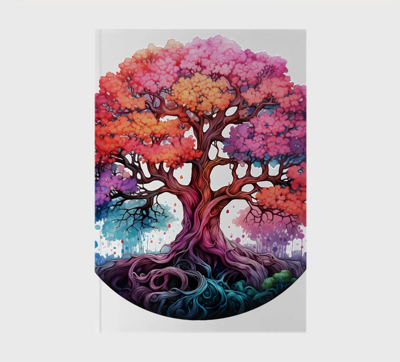 Colorful Tree of Life notebook by Spiritual Touch