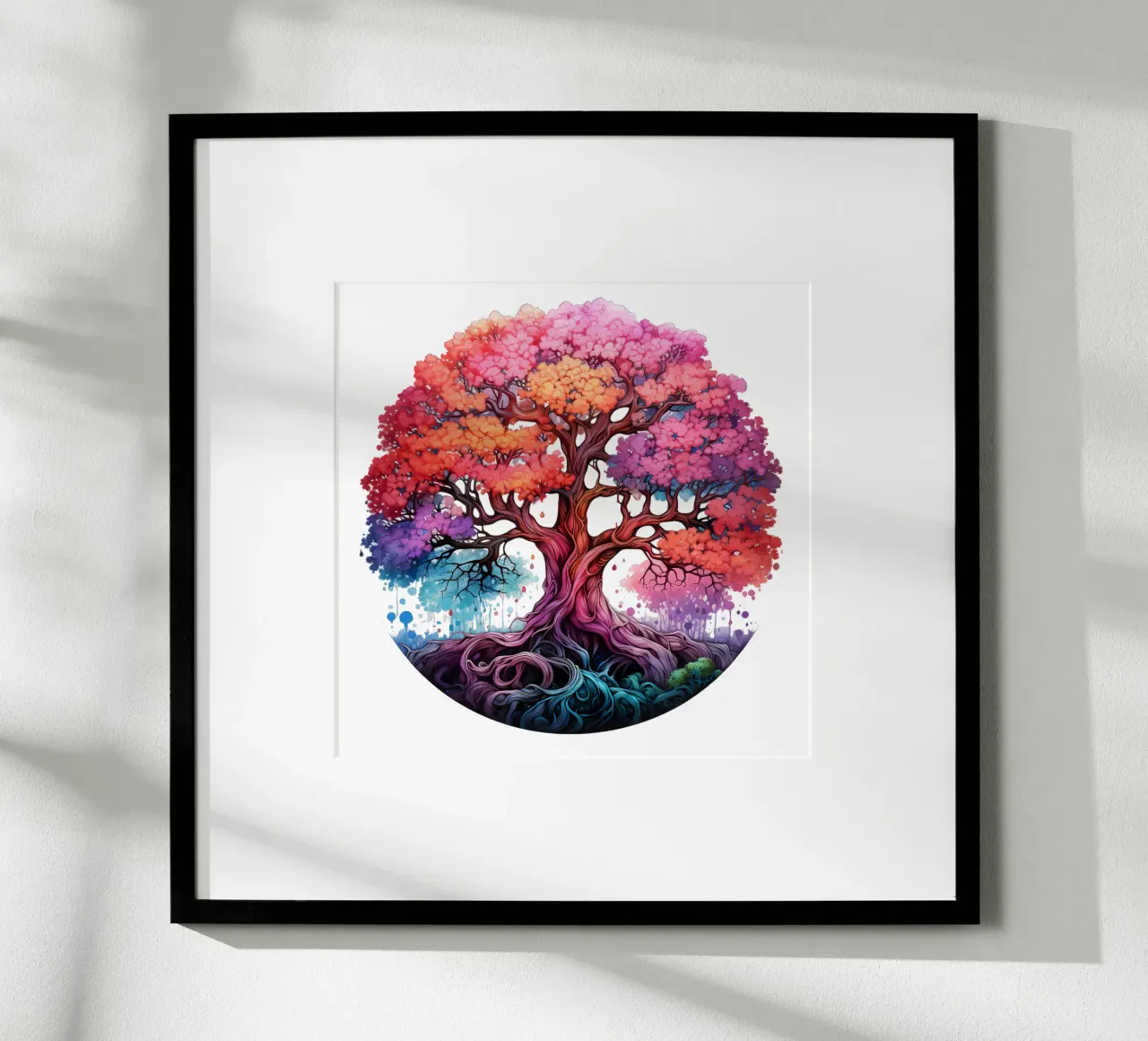 Albero della vita colorato carta hahnemühle da Spiritual Touch