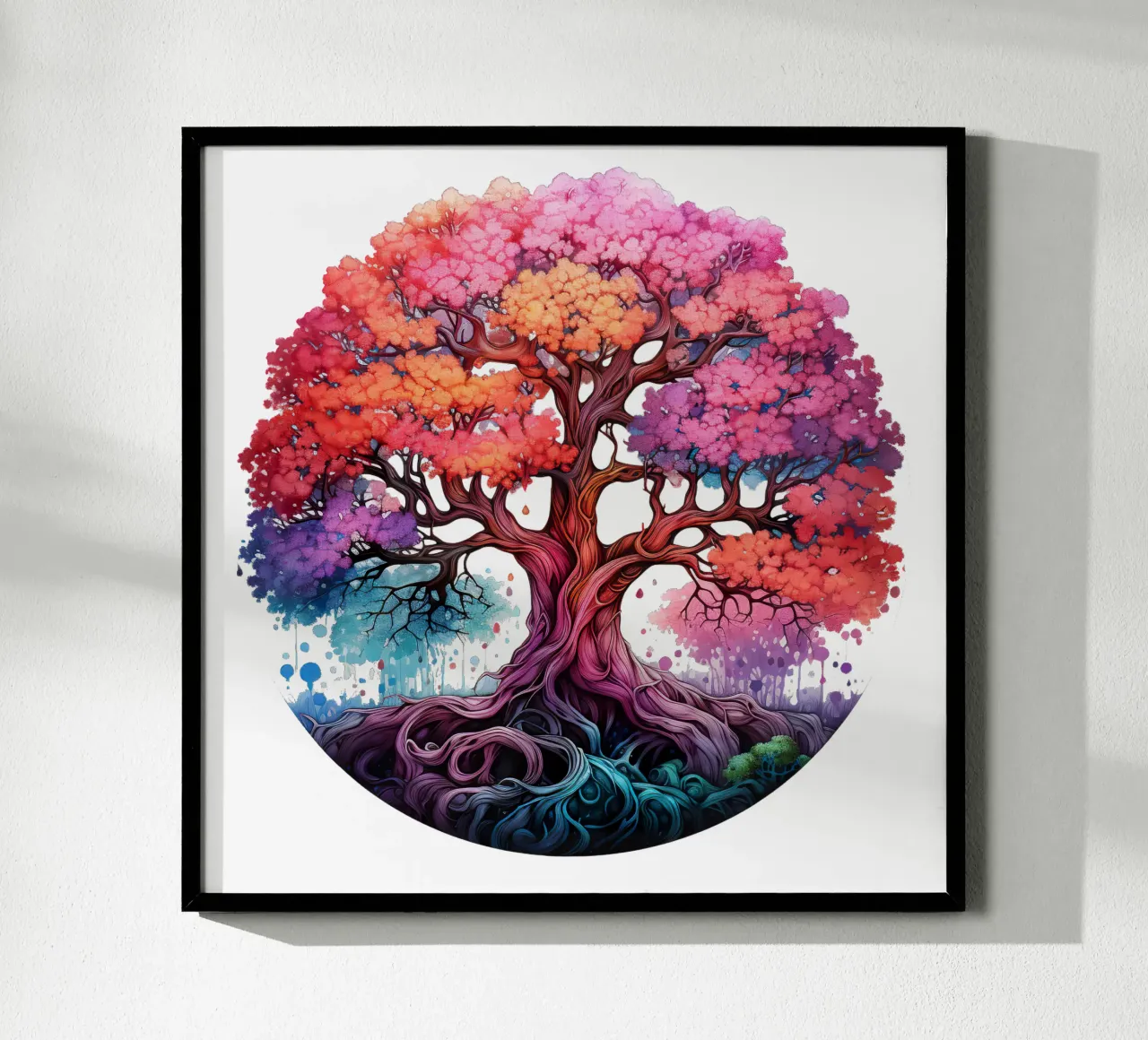 Albero della vita colorato carta hahnemühle da Spiritual Touch