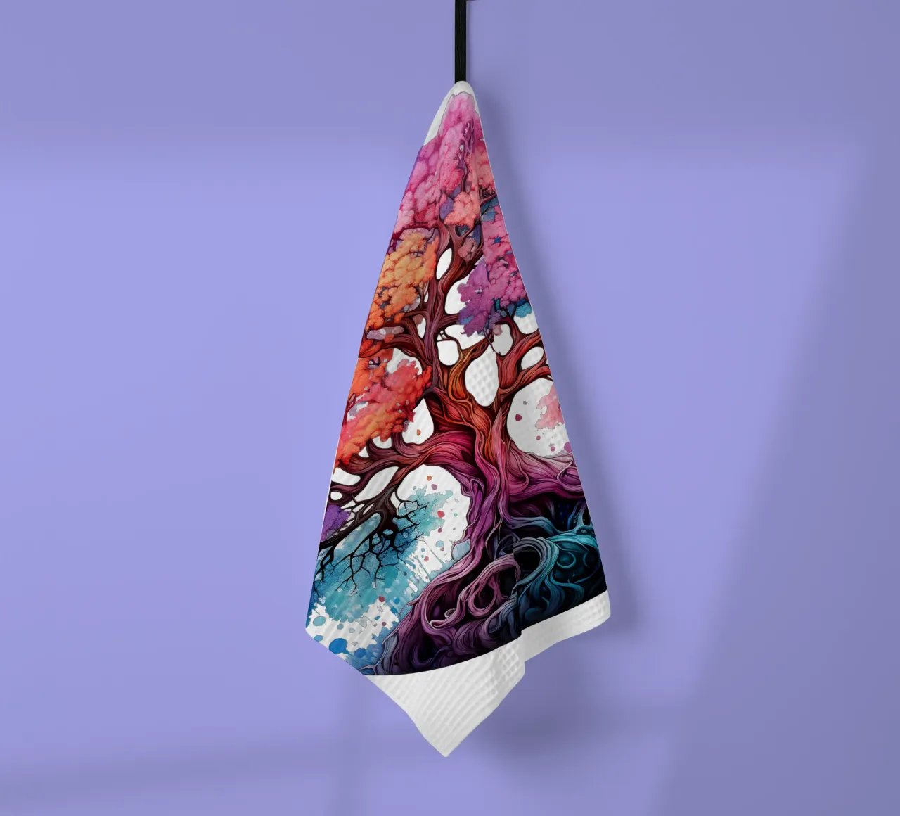 Albero della vita colorato canovaccio da cucina da Spiritual Touch