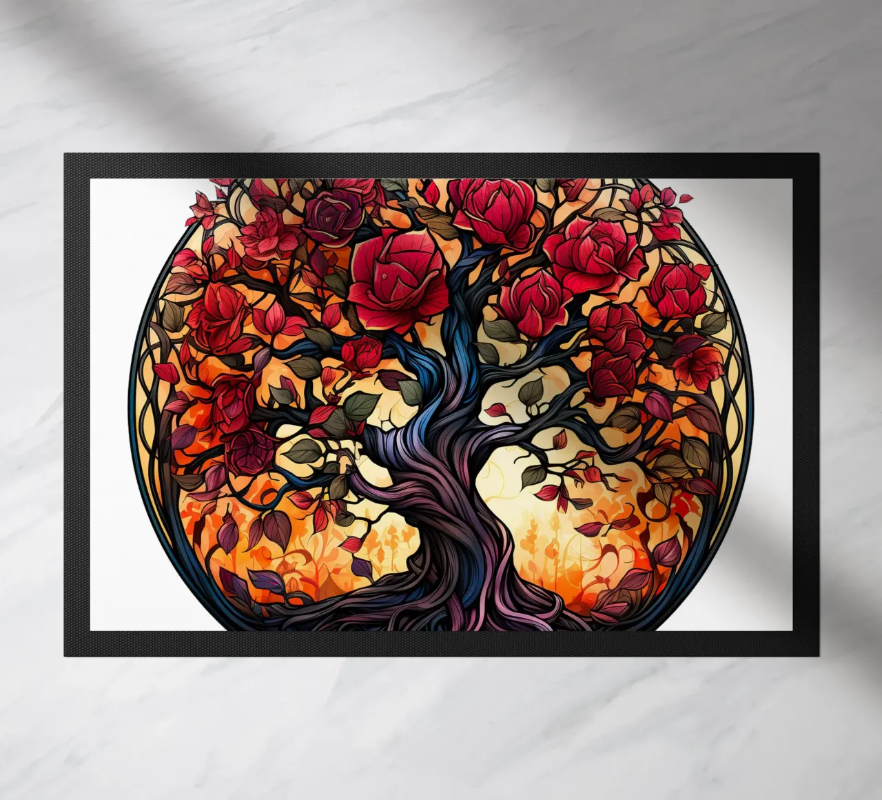 Albero della vita colorato zerbino da Spiritual Touch
