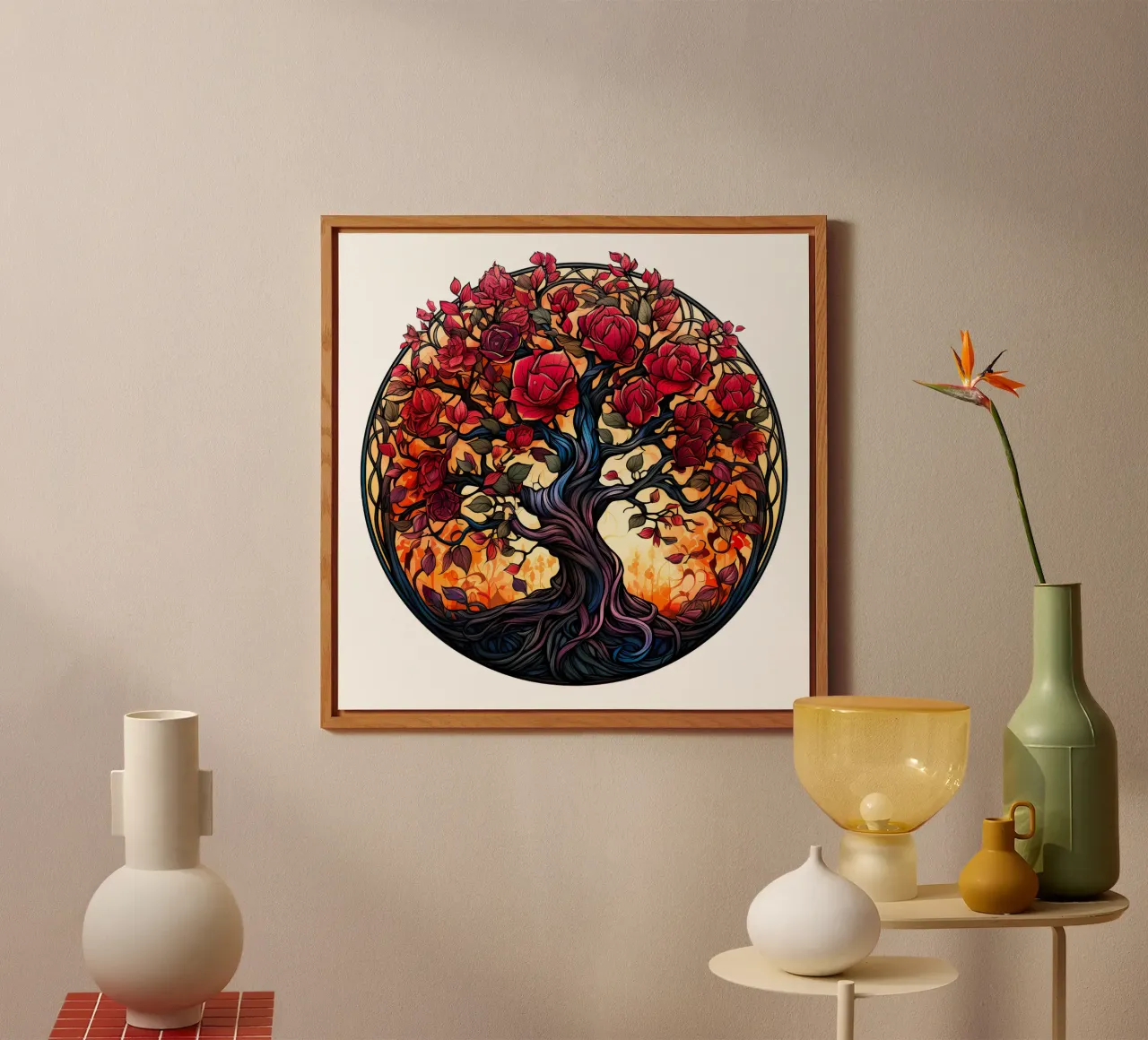 Albero della vita colorato alluminio dibond da Spiritual Touch