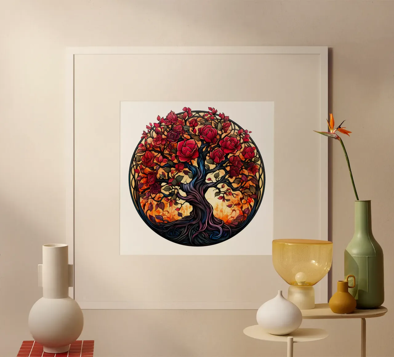 Albero della vita colorato poster da Spiritual Touch