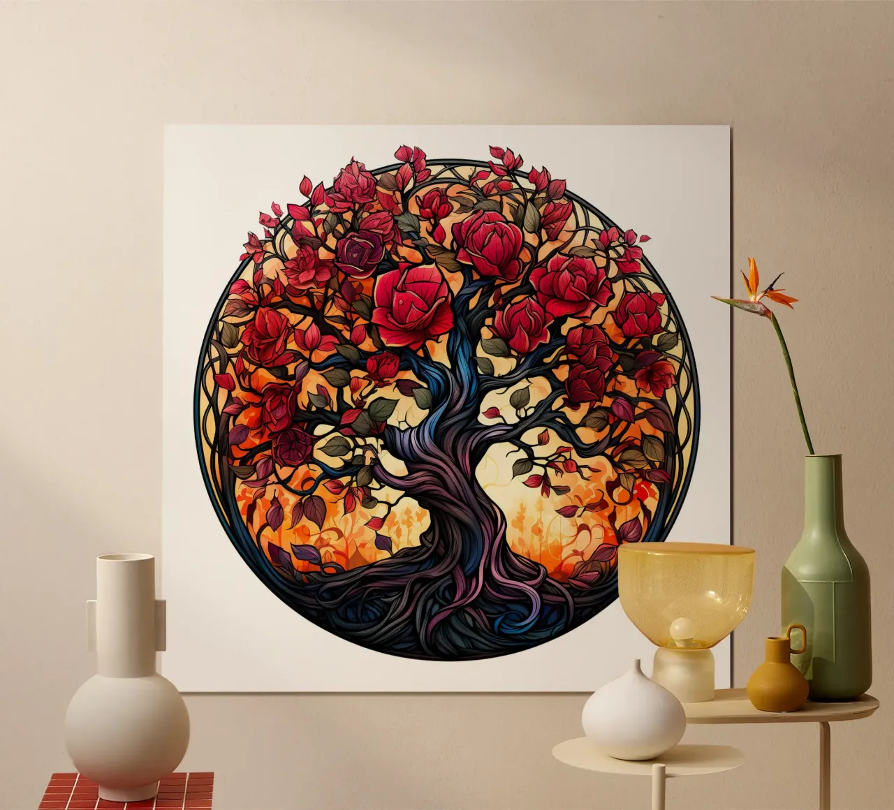 Albero della vita colorato poster da Spiritual Touch