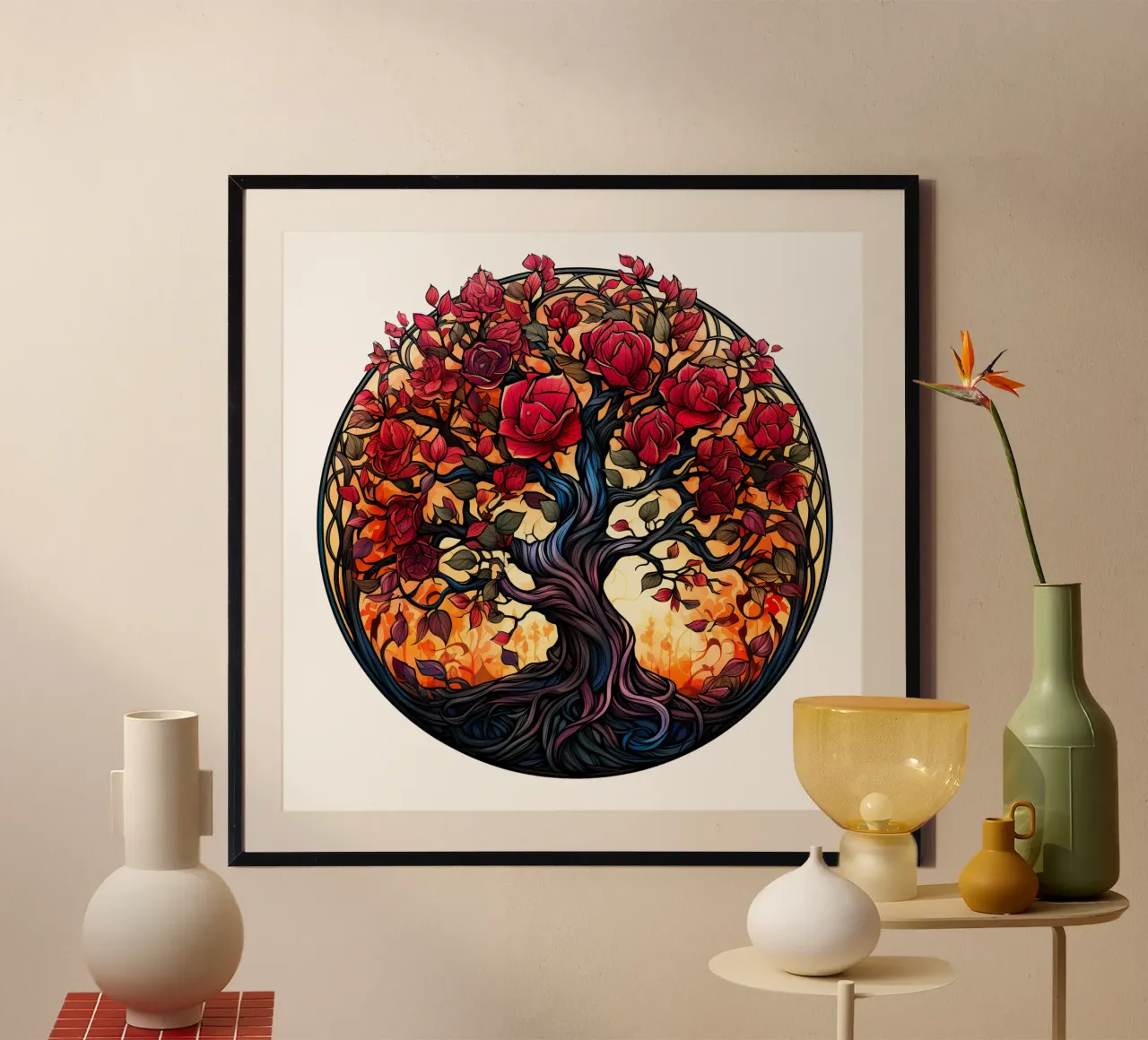 Albero della vita colorato poster da Spiritual Touch