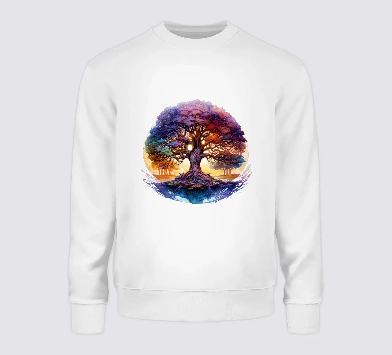 Albero della vita colorato felpa da Spiritual Touch