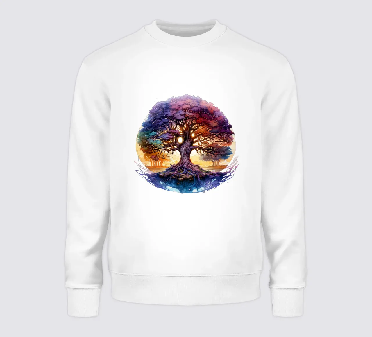 Albero della vita colorato felpa da Spiritual Touch