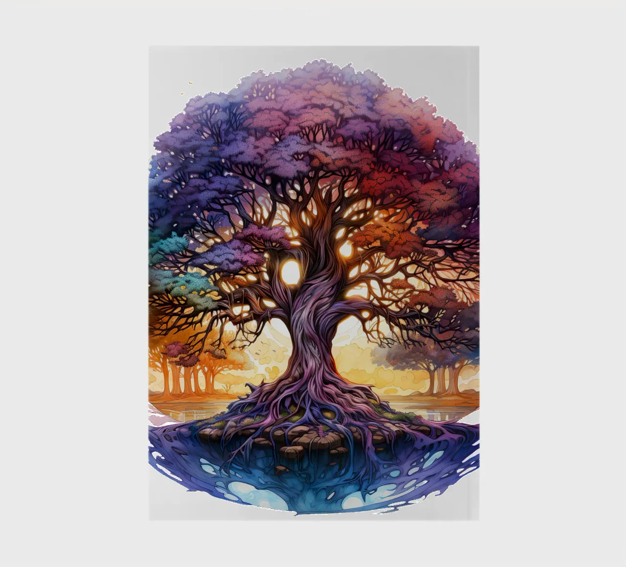 Colorful Tree of Life notebook by Spiritual Touch