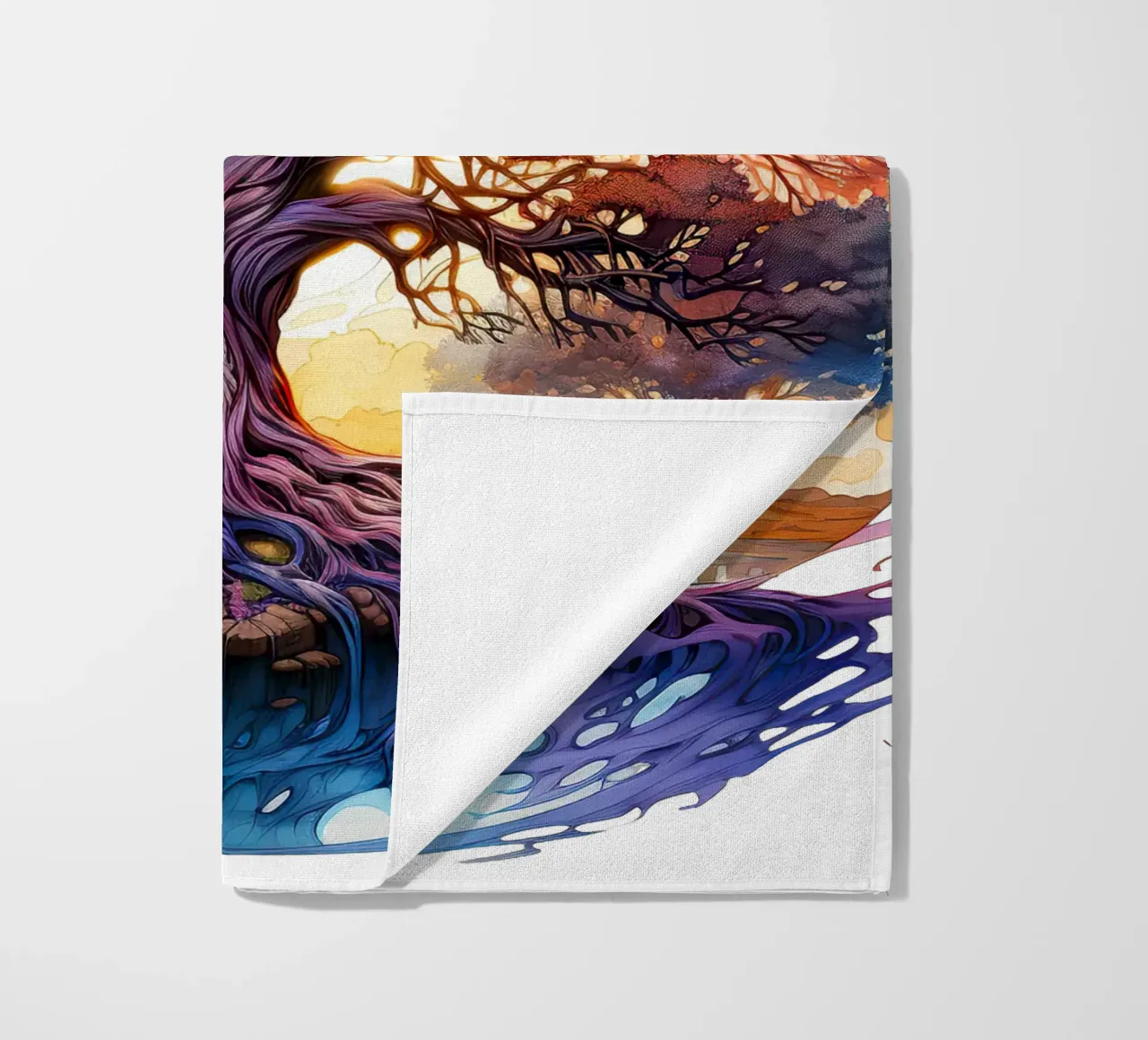 Albero della vita colorato telo mare da Spiritual Touch
