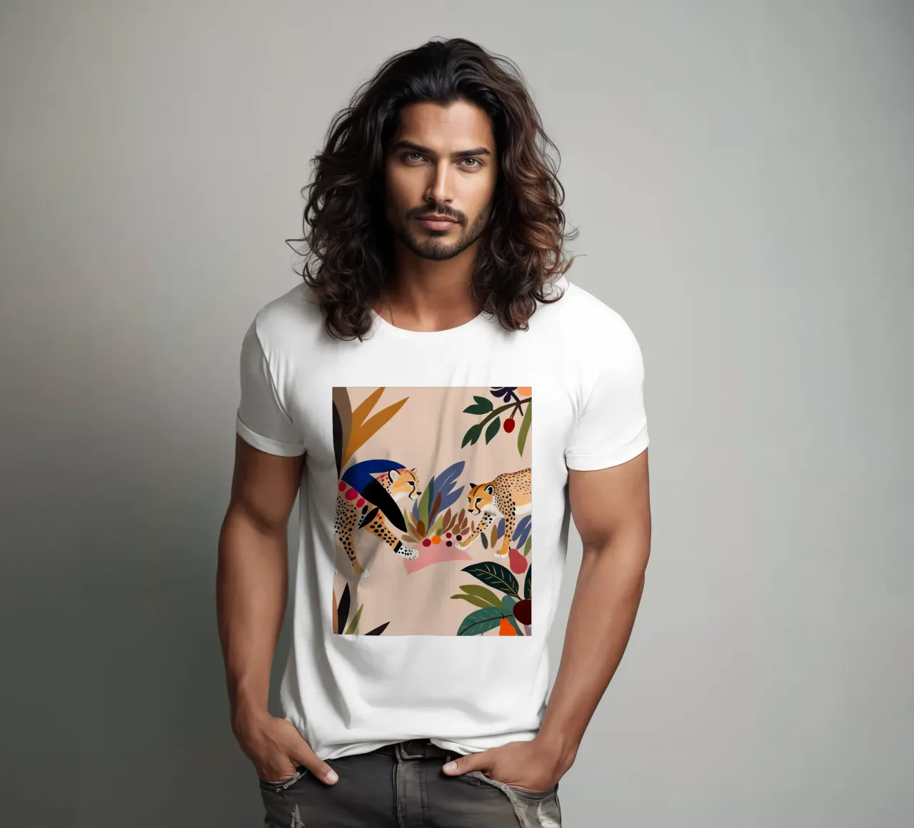 Cheetahs’ Jungle Picnic t-shirt da 83oranges