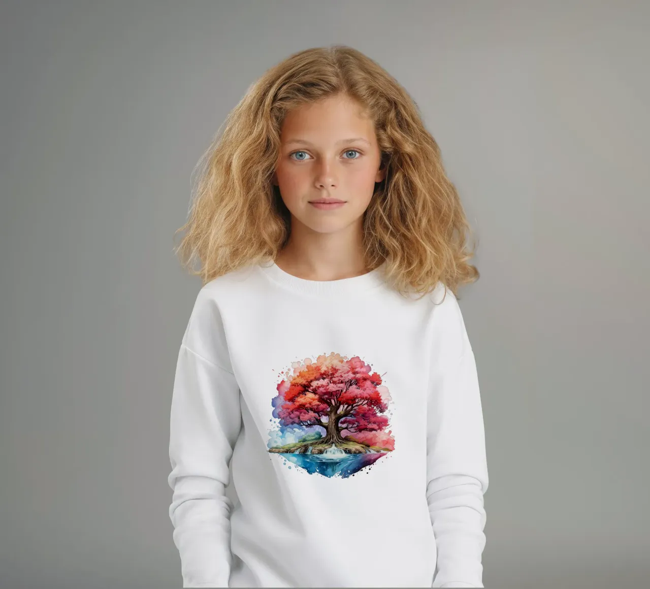 Albero della vita colorato felpa bambino da Spiritual Touch
