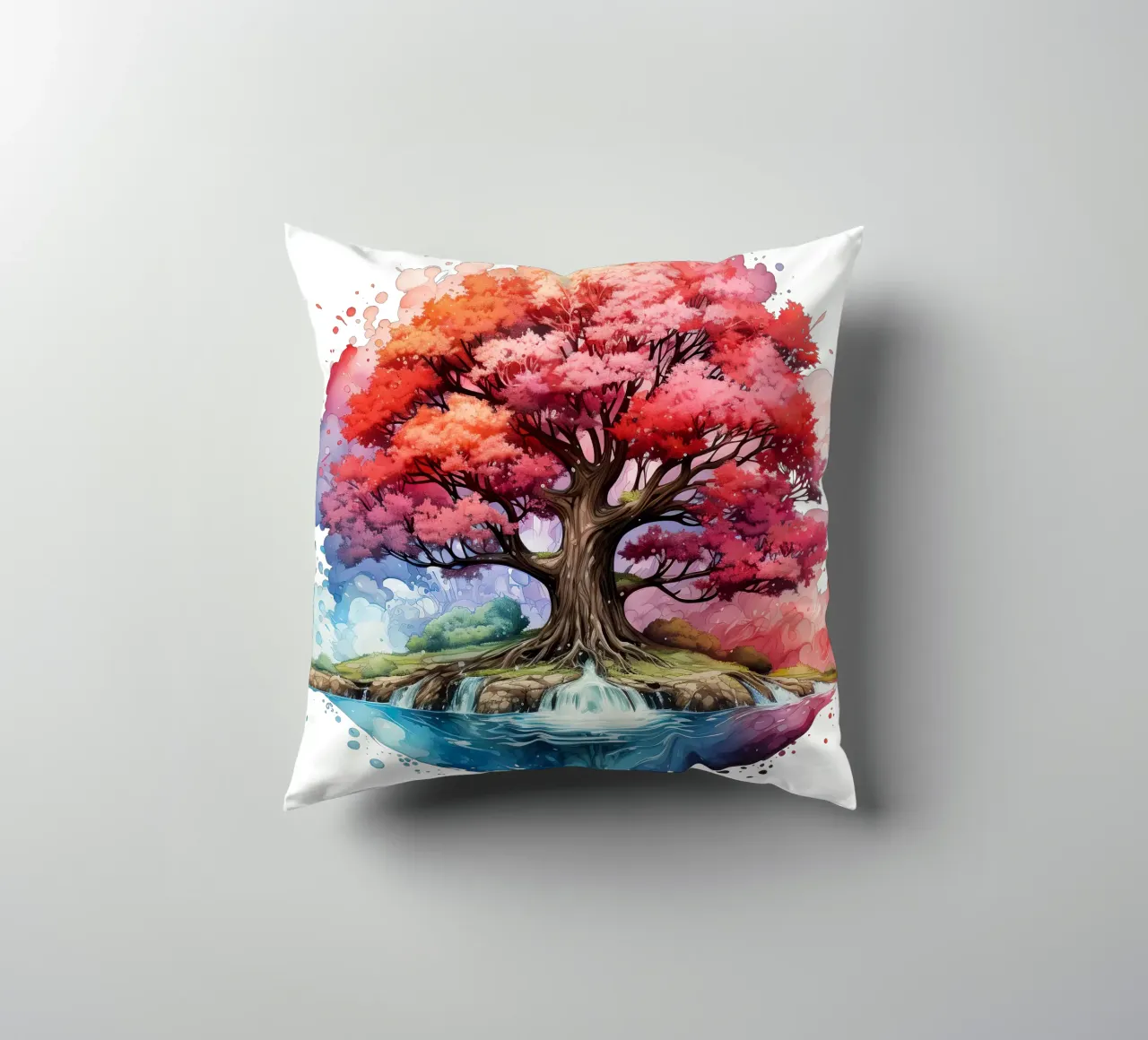 Albero della vita colorato cuscino da Spiritual Touch