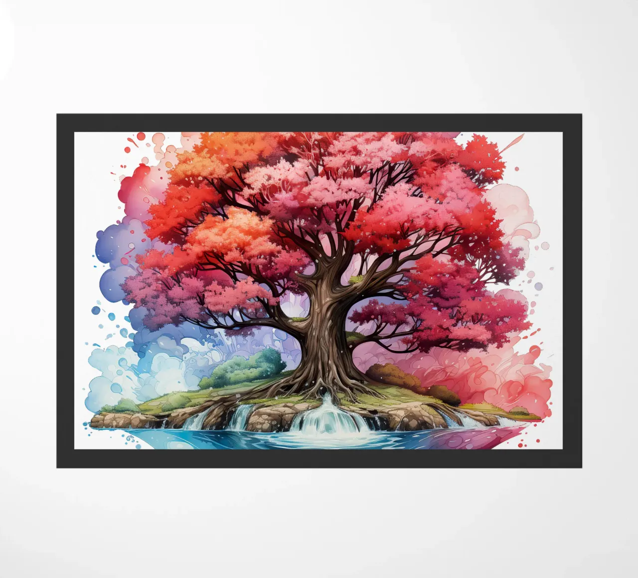Albero della vita colorato zerbino da Spiritual Touch