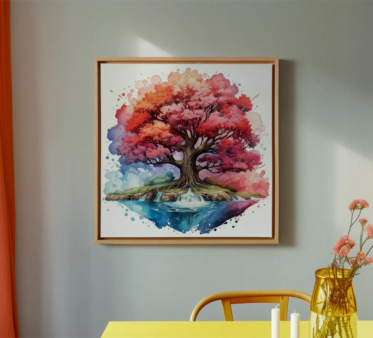 Colorful Tree of Life canvas by Spiritual Touch