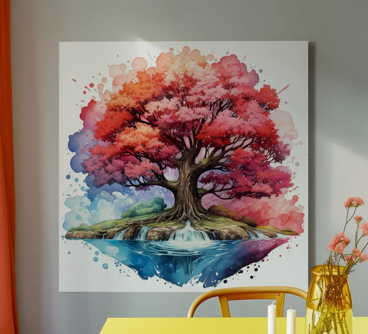 Colorful Tree of Life canvas by Spiritual Touch