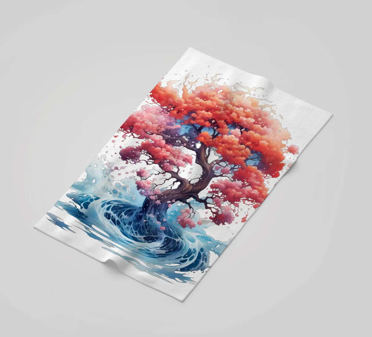 Albero della vita colorato telo mare da Spiritual Touch