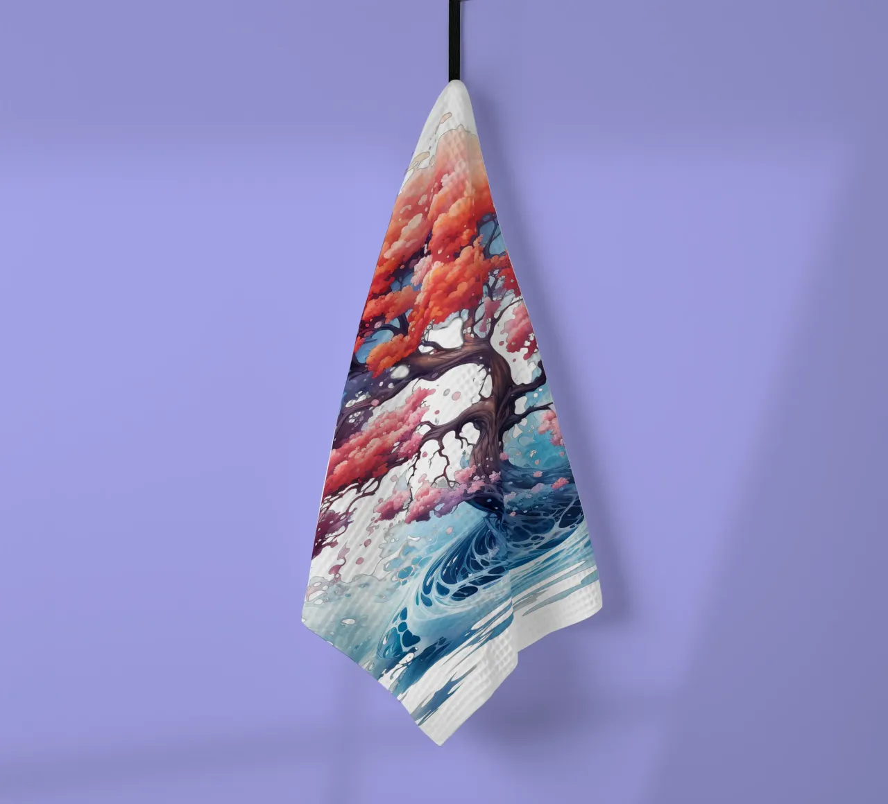 Albero della vita colorato canovaccio da cucina da Spiritual Touch