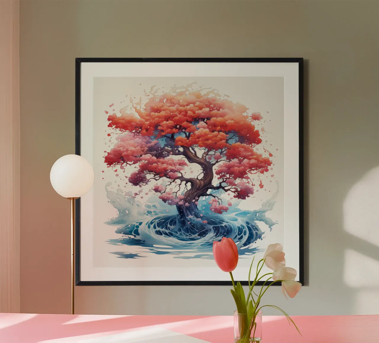 Albero della vita colorato poster da Spiritual Touch