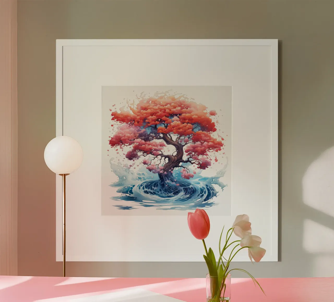 Albero della vita colorato poster da Spiritual Touch