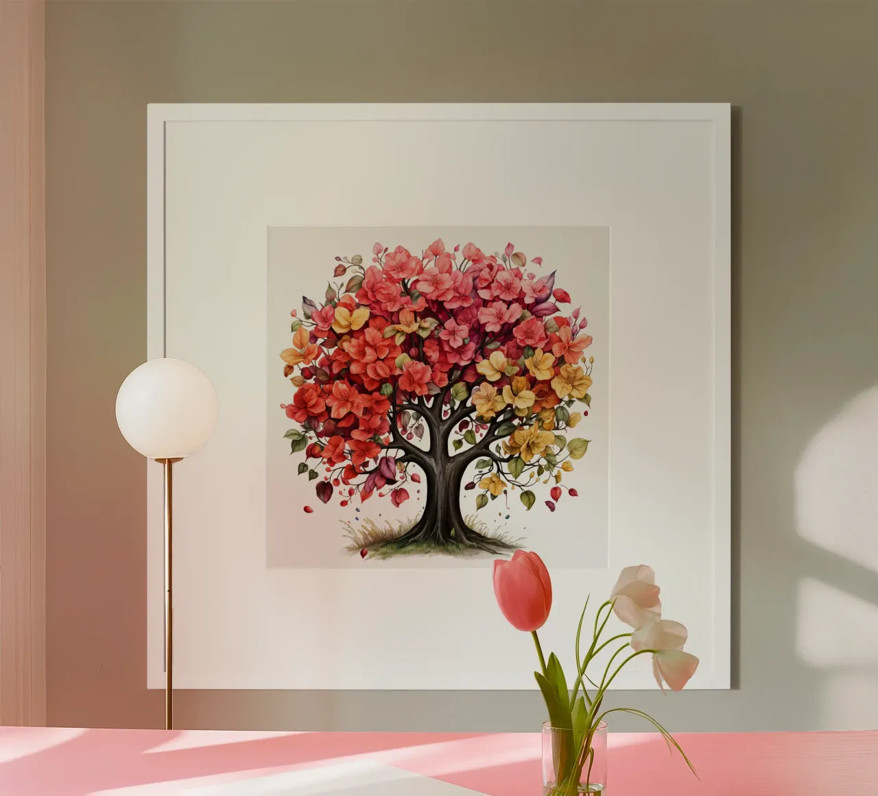 Albero della vita colorato carta hahnemühle da Spiritual Touch