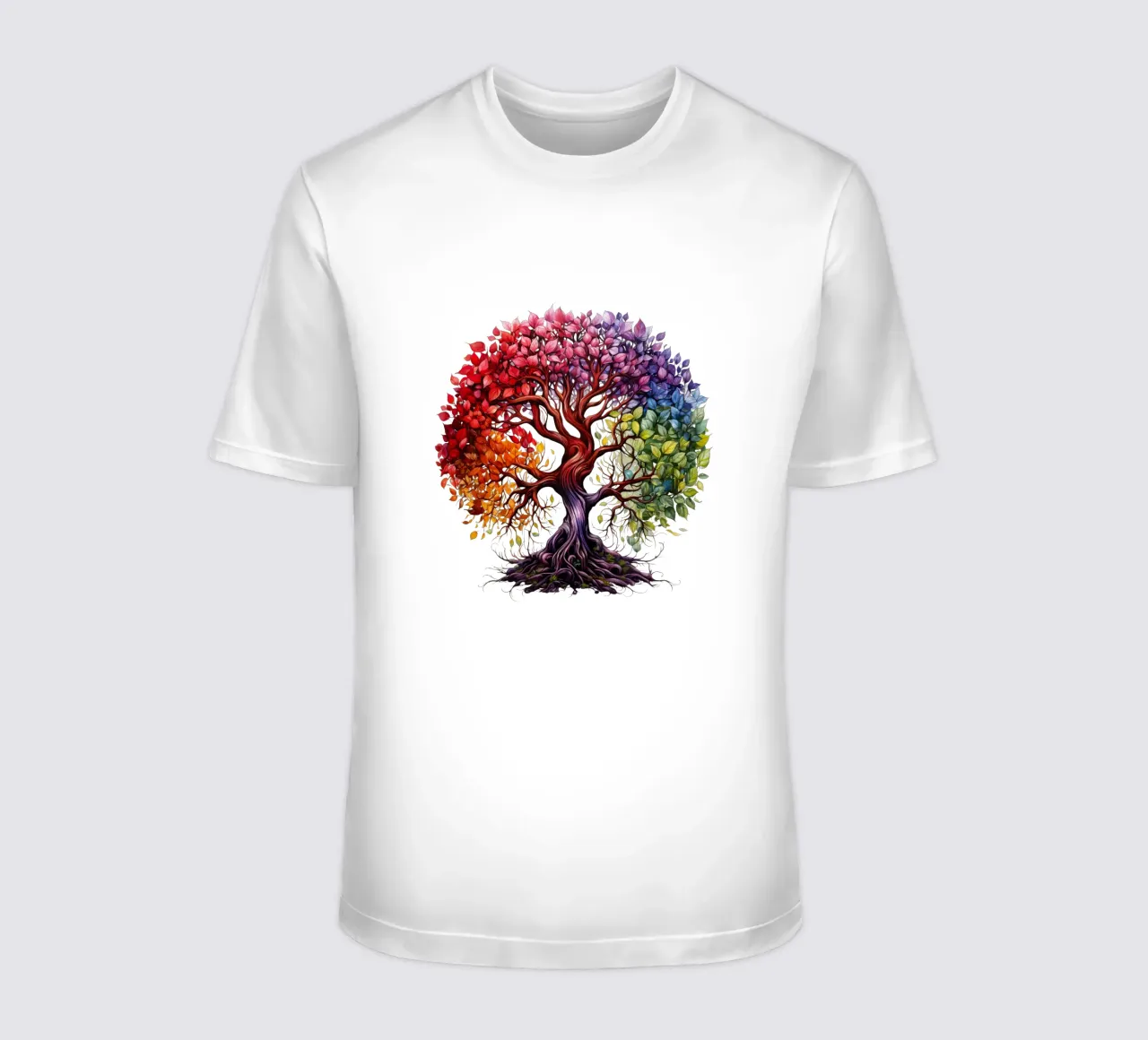 Albero della vita colorato t-shirt da Spiritual Touch