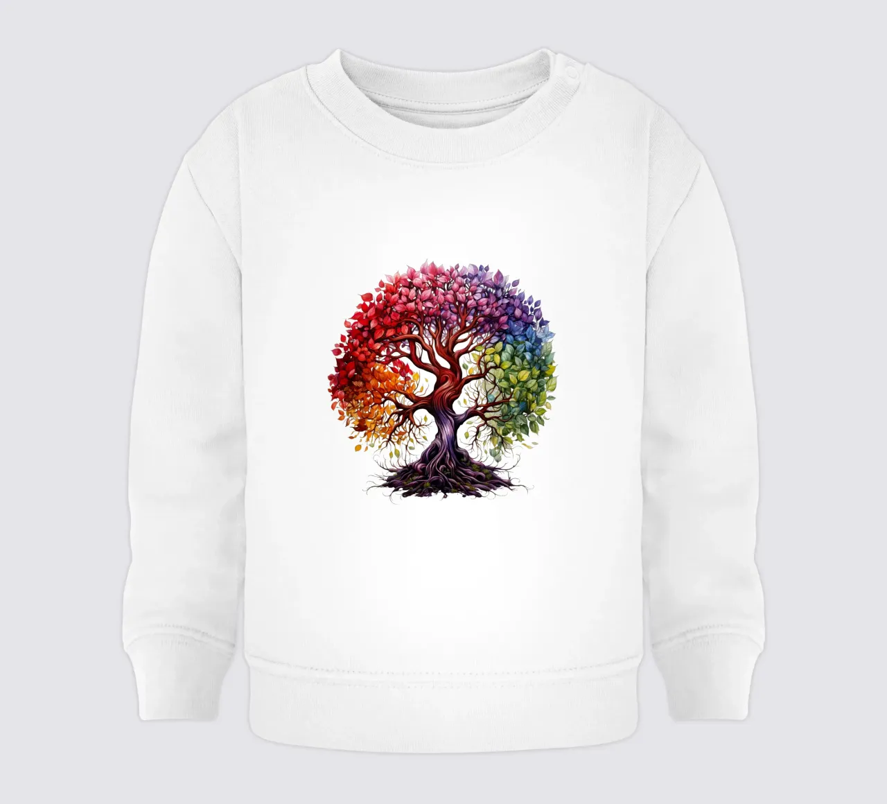 Albero della vita colorato felpa neonato da Spiritual Touch