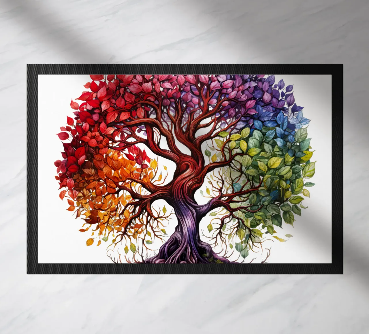 Albero della vita colorato zerbino da Spiritual Touch