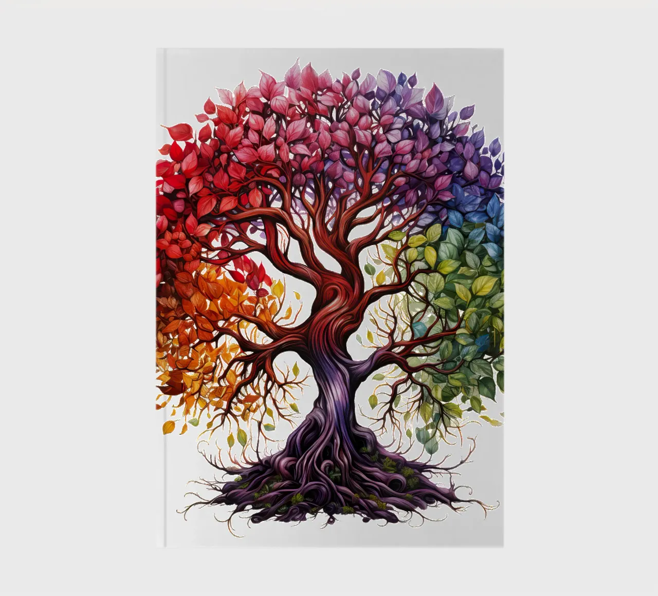 Colorful Tree of Life notebook by Spiritual Touch
