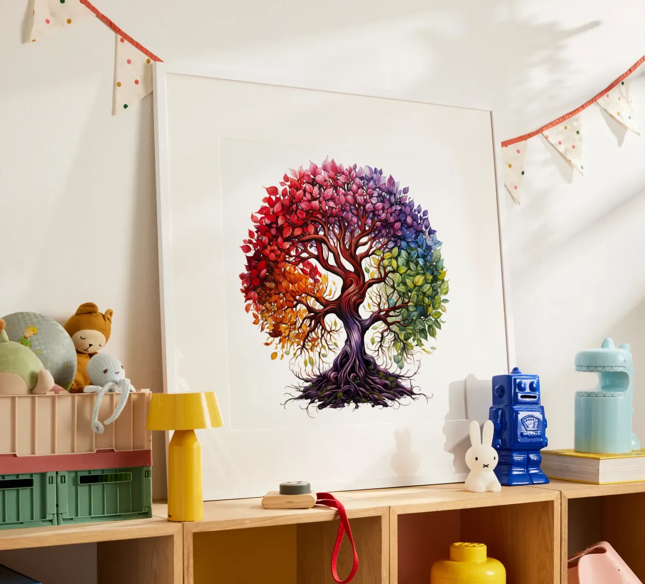 Albero della vita colorato carta hahnemühle da Spiritual Touch