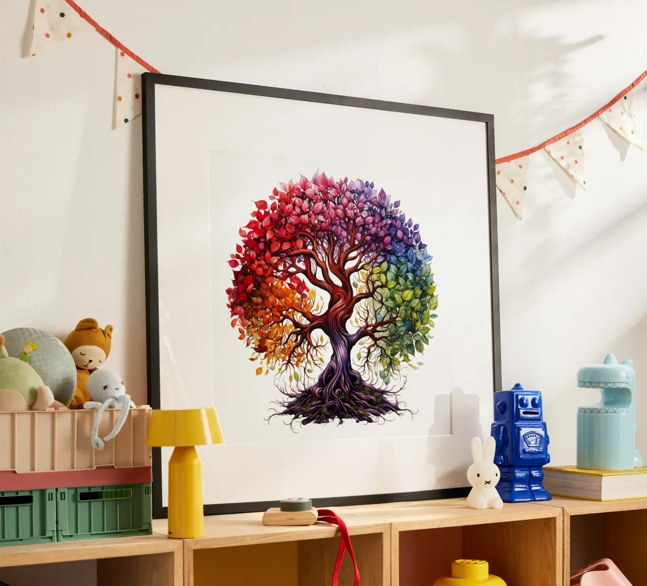 Albero della vita colorato carta hahnemühle da Spiritual Touch