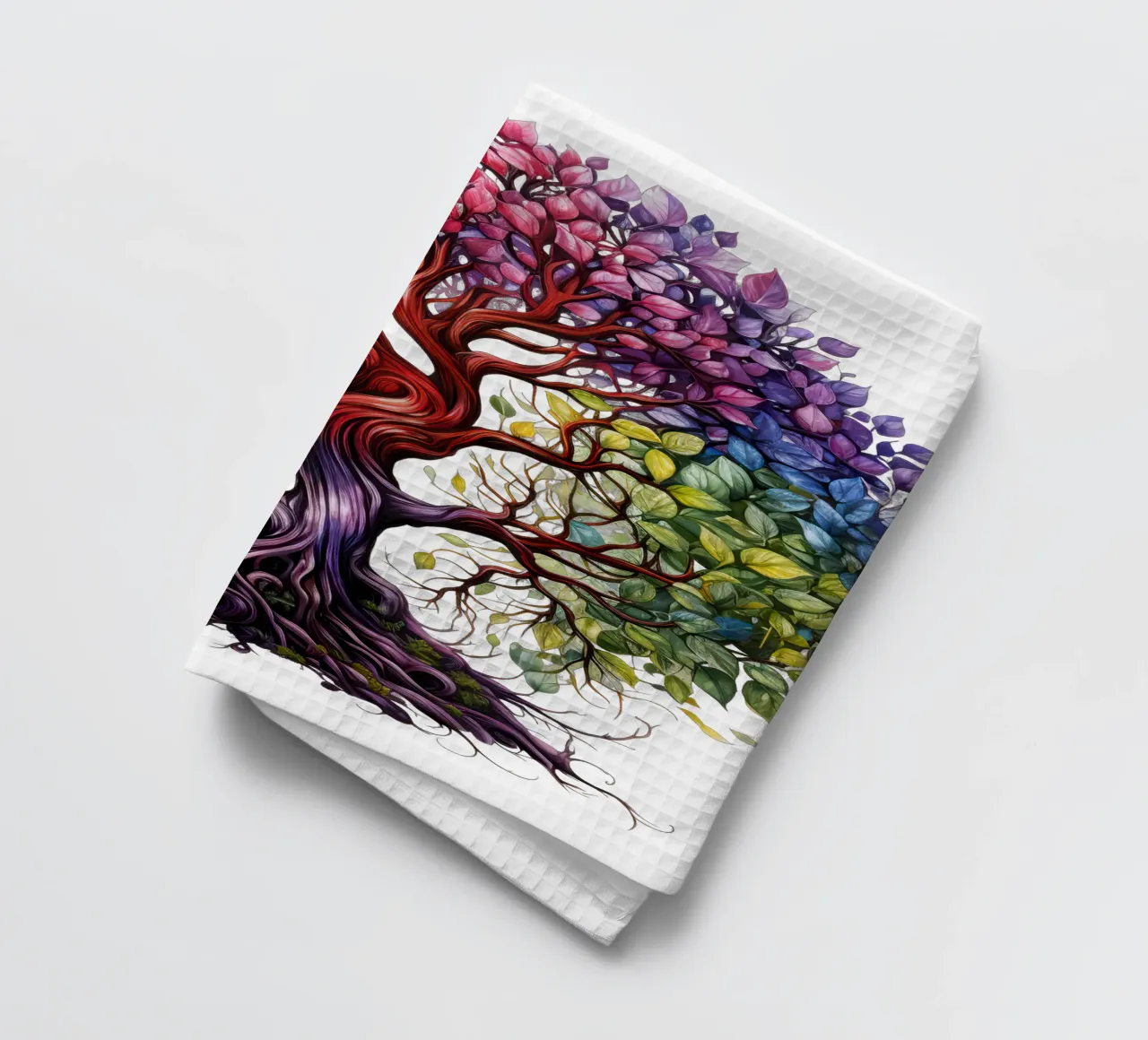 Albero della vita colorato canovaccio da cucina da Spiritual Touch