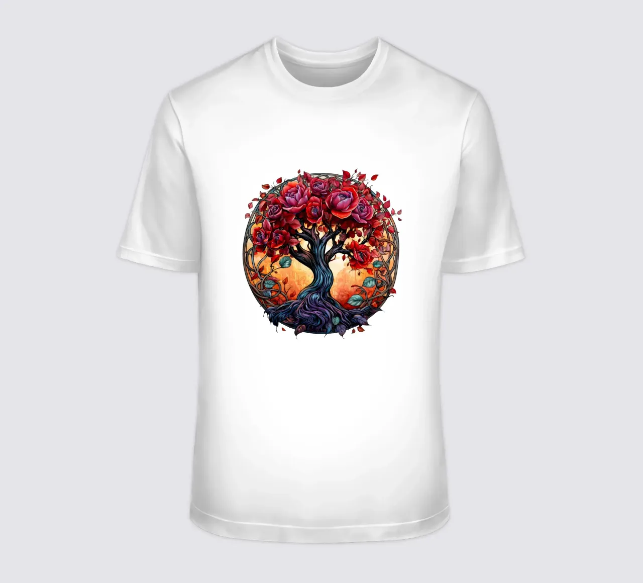 Albero della vita colorato t-shirt da Spiritual Touch