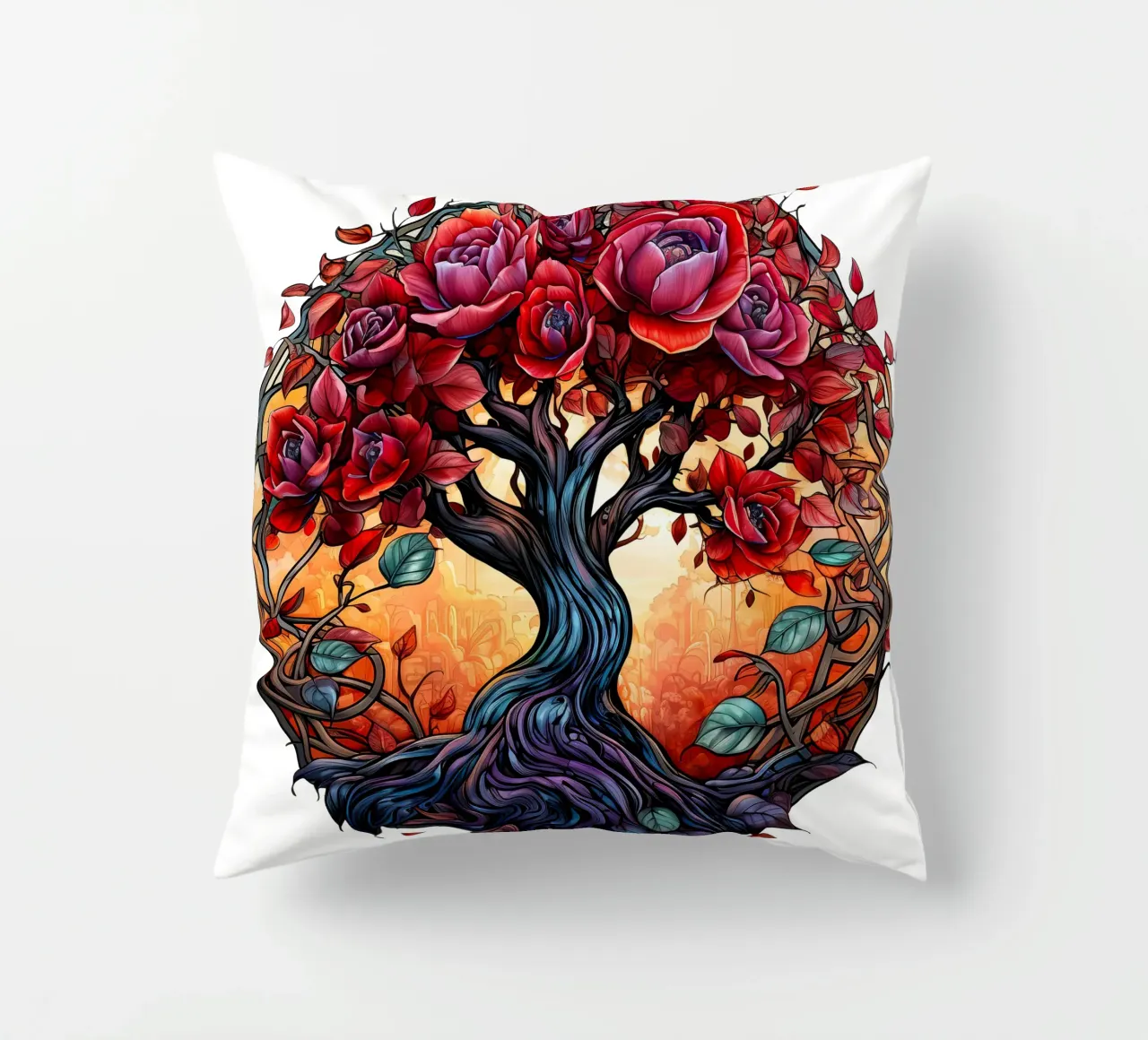 Albero della vita colorato cuscino da Spiritual Touch