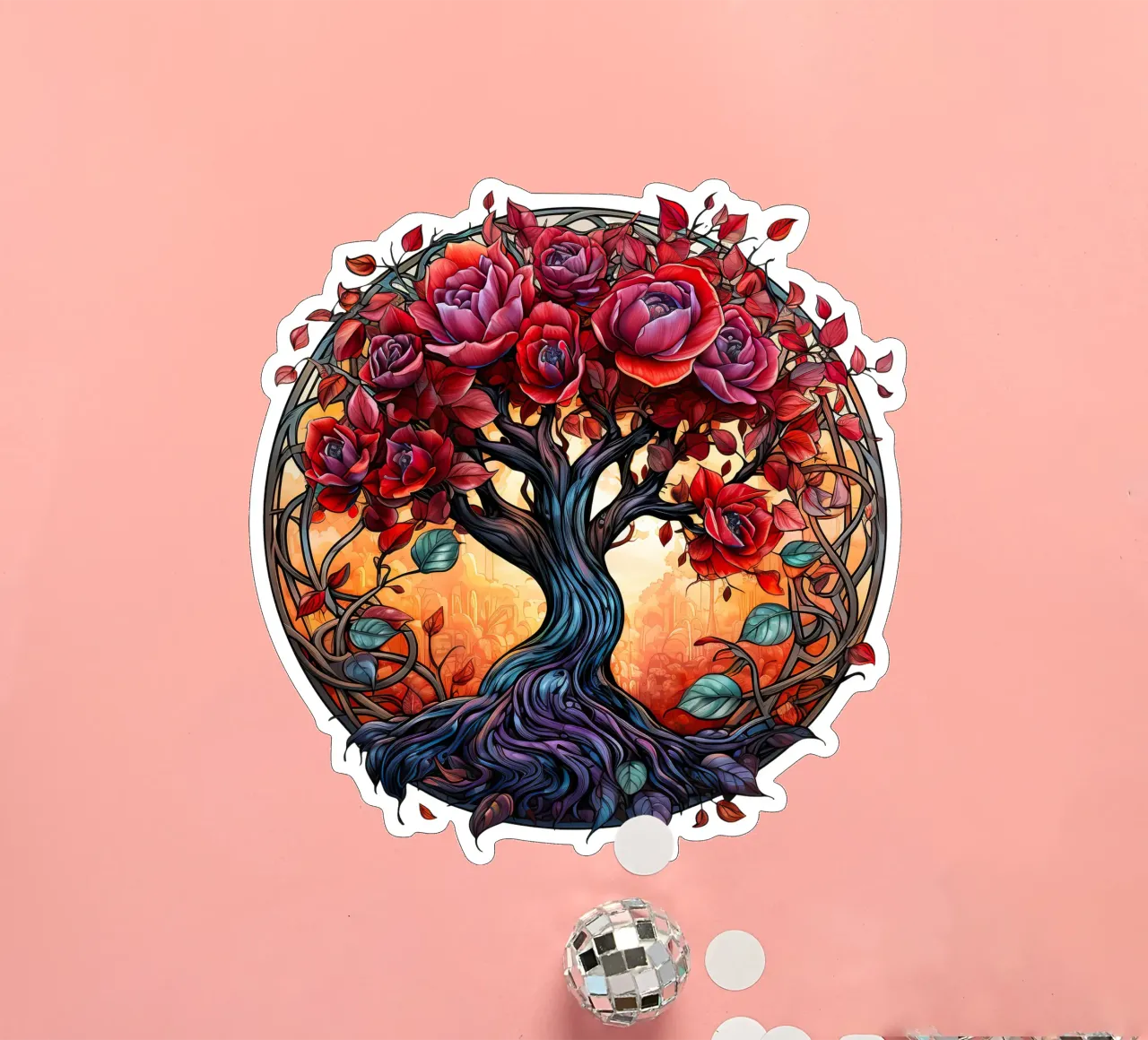 Albero della vita colorato adesivo da Spiritual Touch