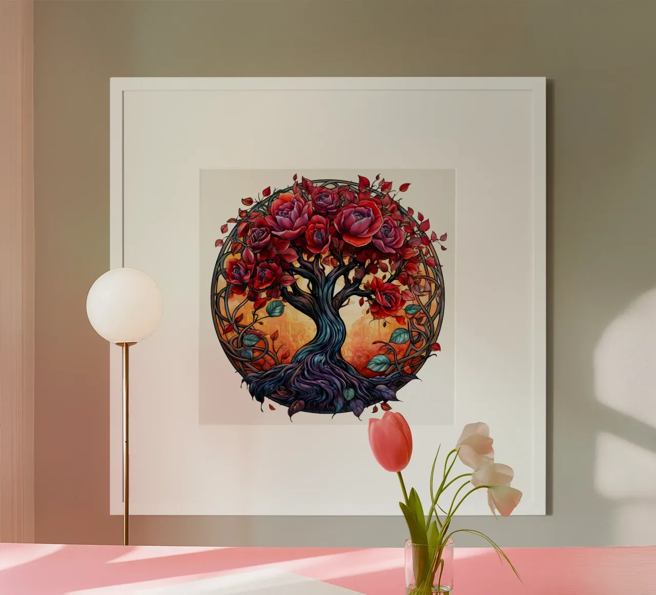 Albero della vita colorato carta hahnemühle da Spiritual Touch