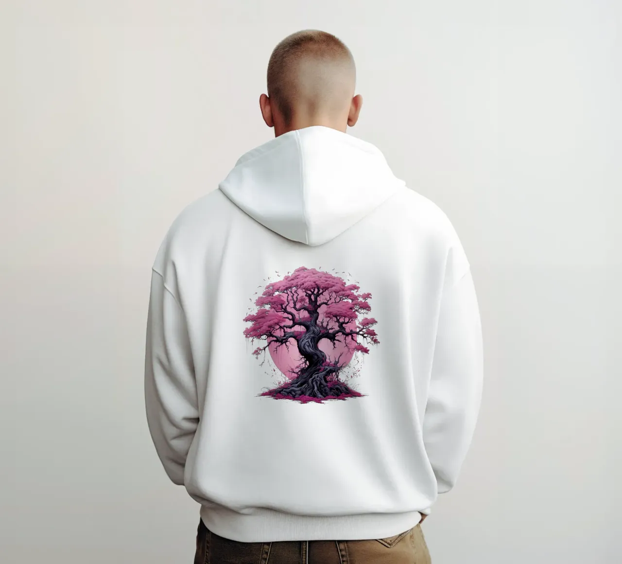 Albero della vita colorato felpa con cappuccio da Spiritual Touch