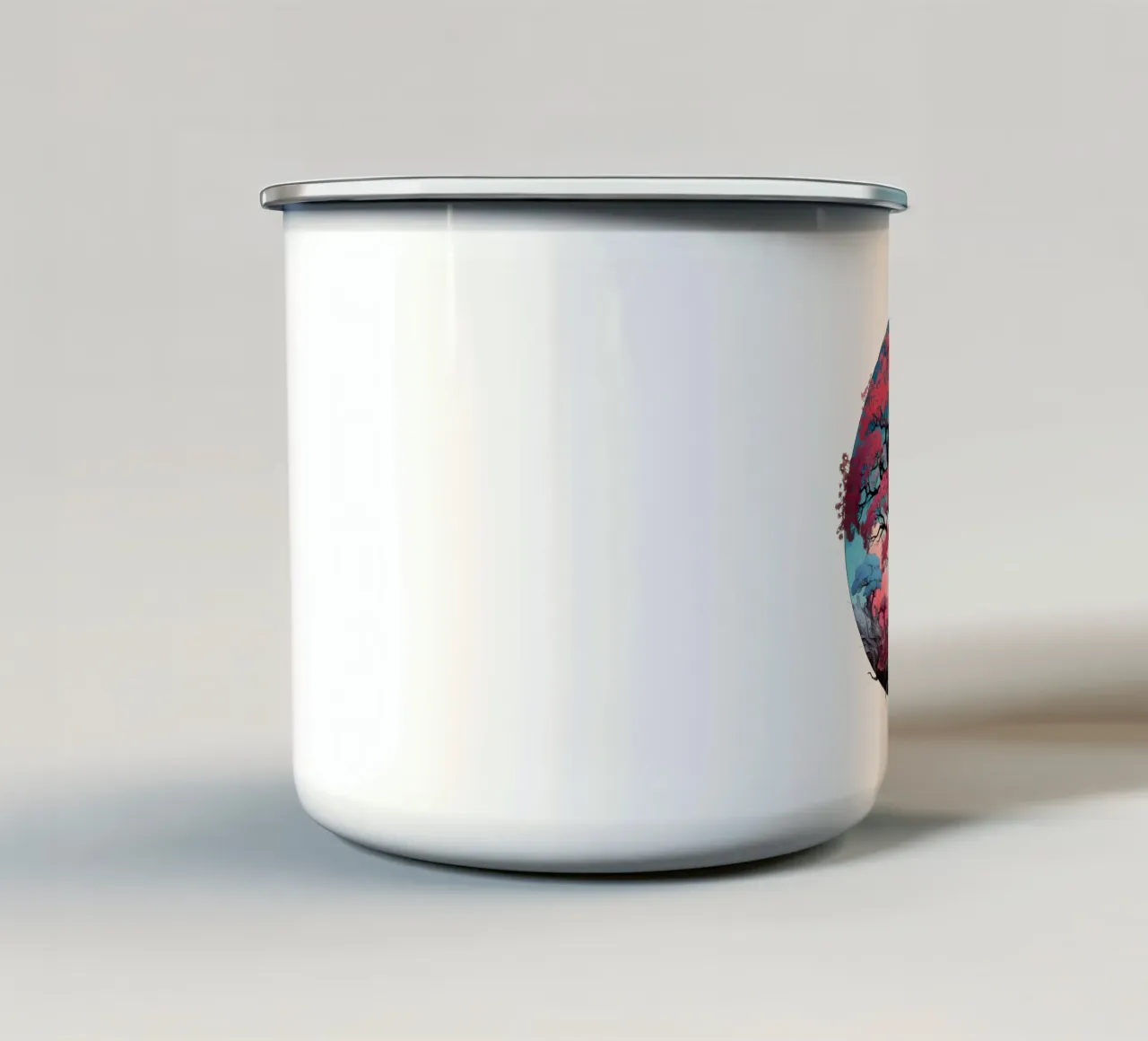 Albero della vita colorato tazza in smalto da Spiritual Touch