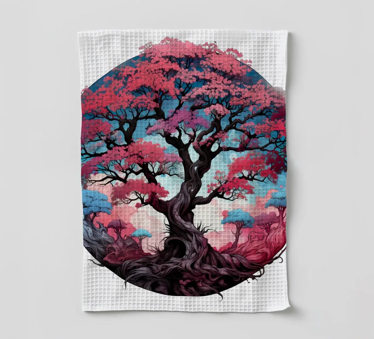 Albero della vita colorato canovaccio da cucina da Spiritual Touch