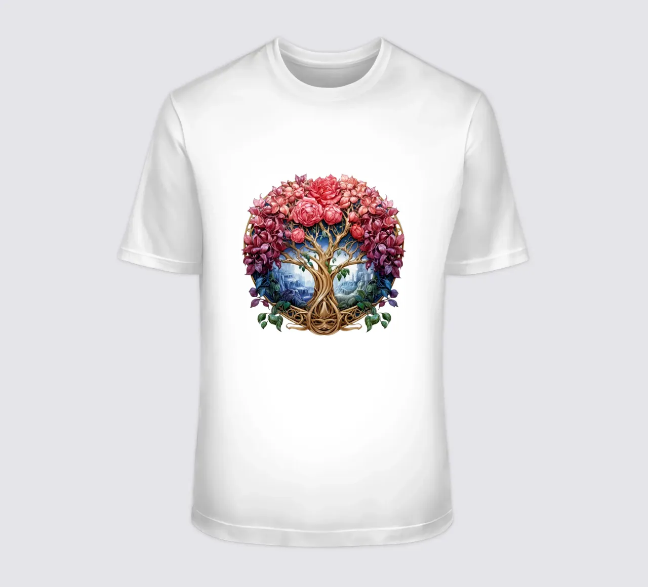 Albero della vita colorato t-shirt da Spiritual Touch