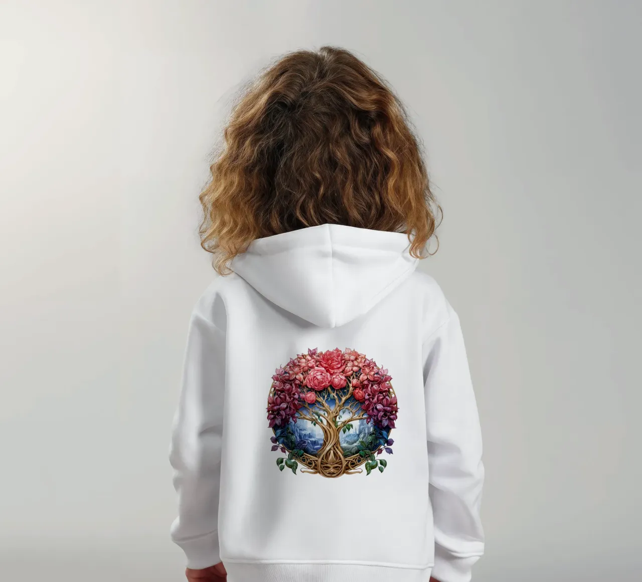 Colorful Tree of Life kids hoodie by Spiritual Touch