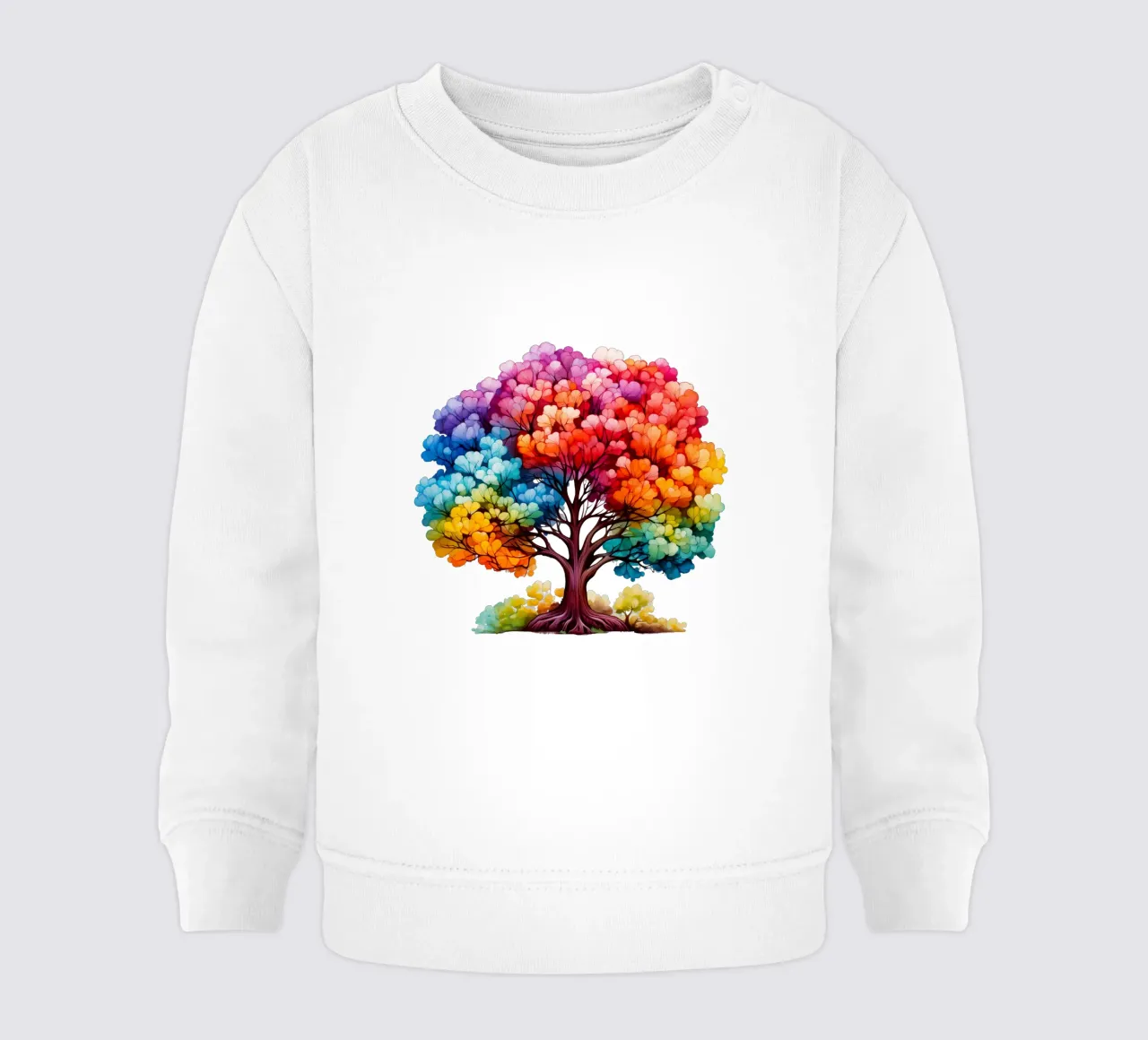 Albero della vita colorato felpa neonato da Spiritual Touch