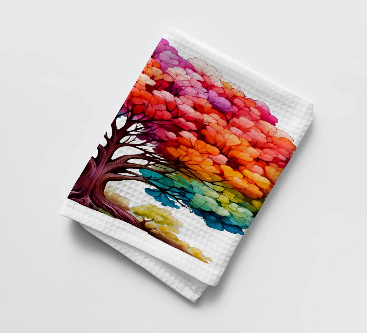 Albero della vita colorato canovaccio da cucina da Spiritual Touch