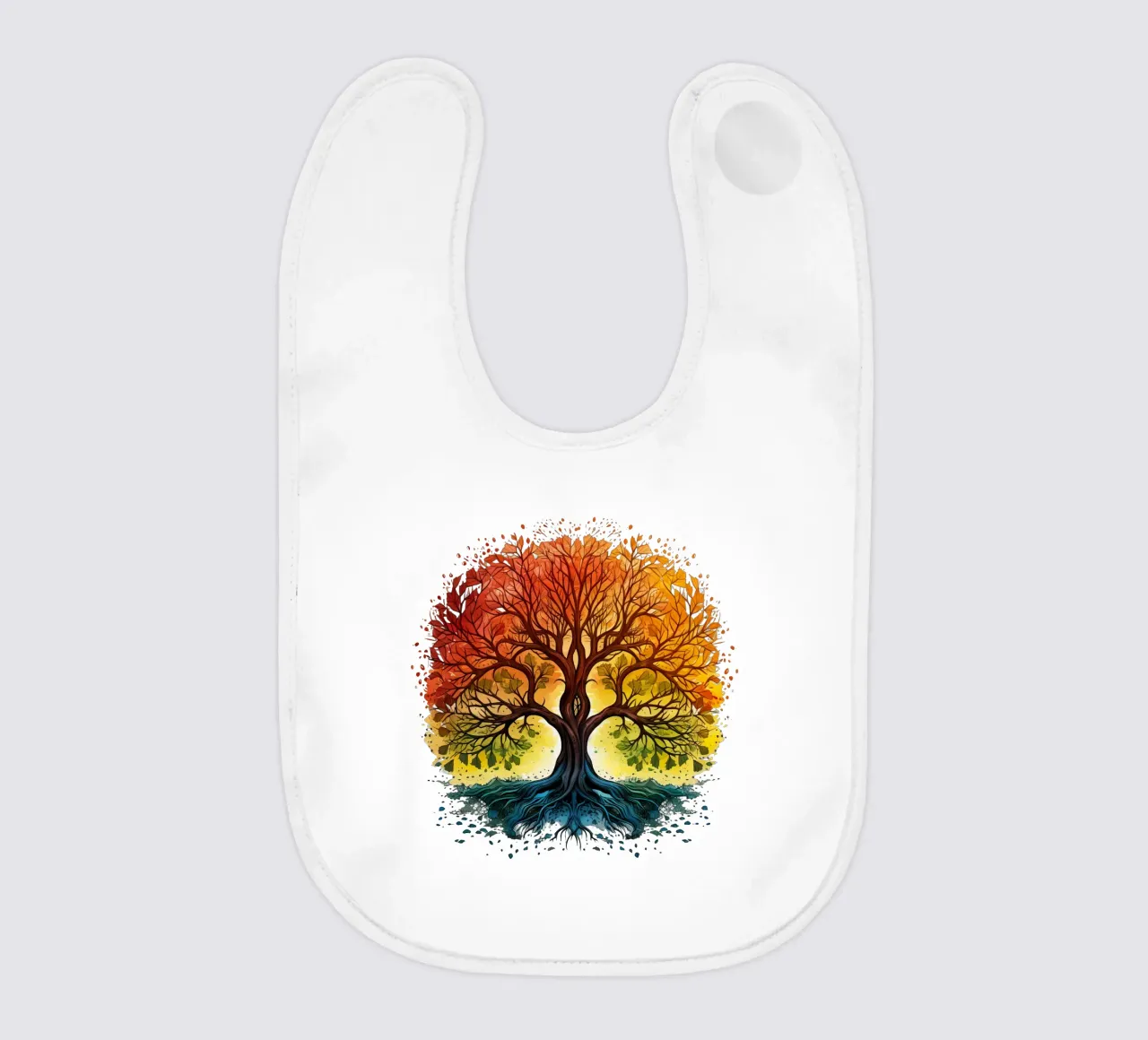 Albero della vita colorato bavaglino da Spiritual Touch