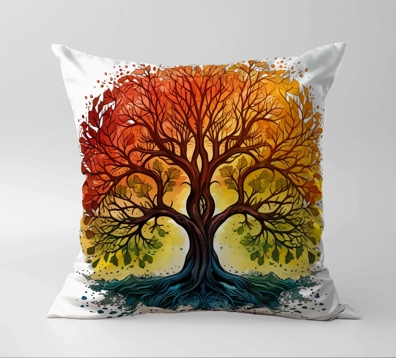 Albero della vita colorato cuscino da Spiritual Touch