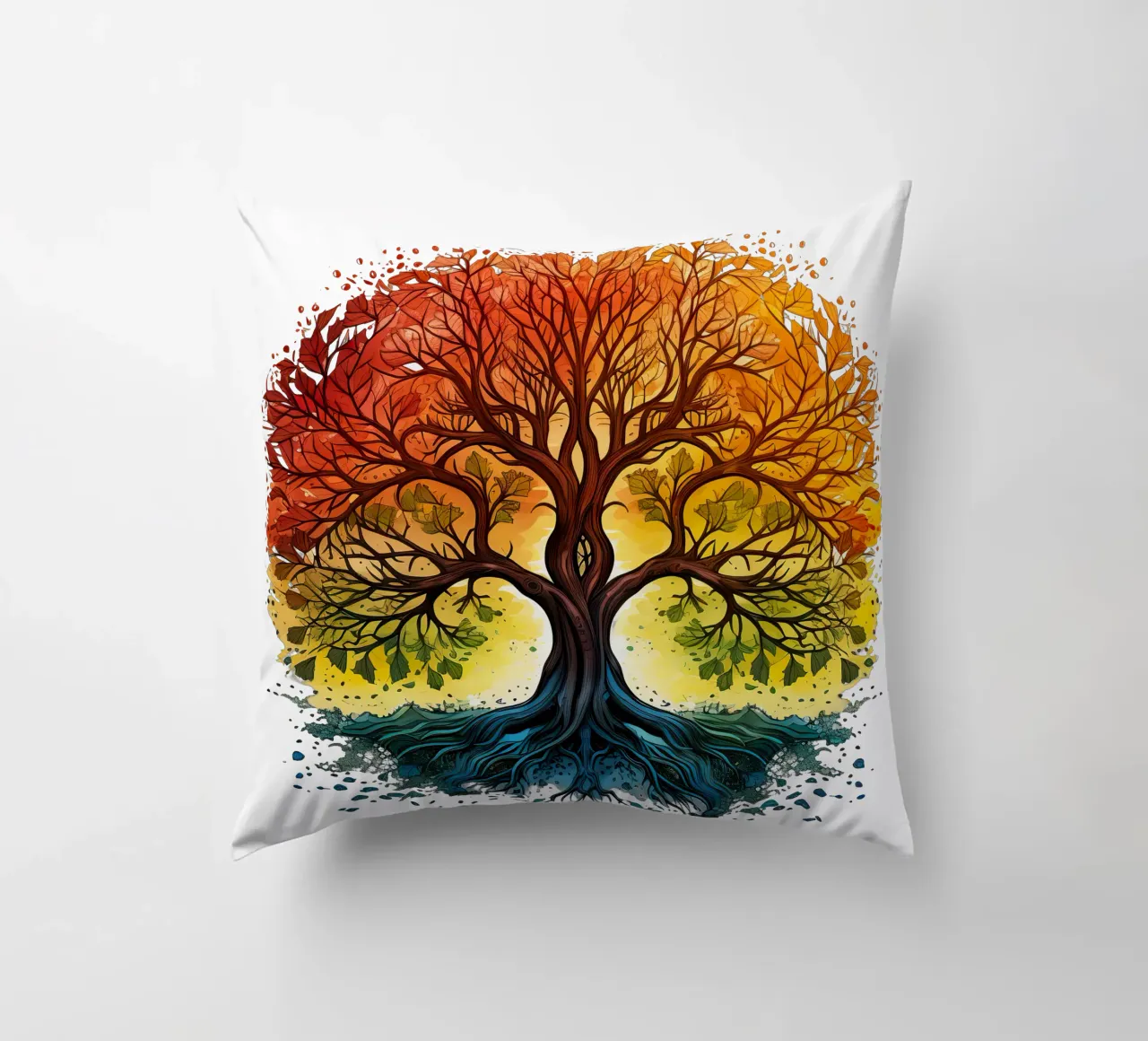 Albero della vita colorato cuscino da Spiritual Touch