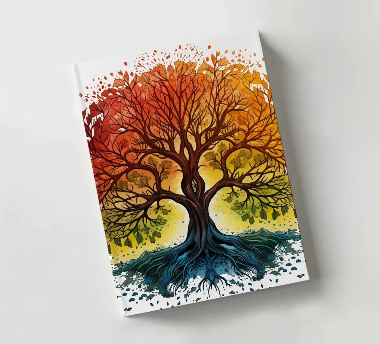 Colorful Tree of Life notebook by Spiritual Touch
